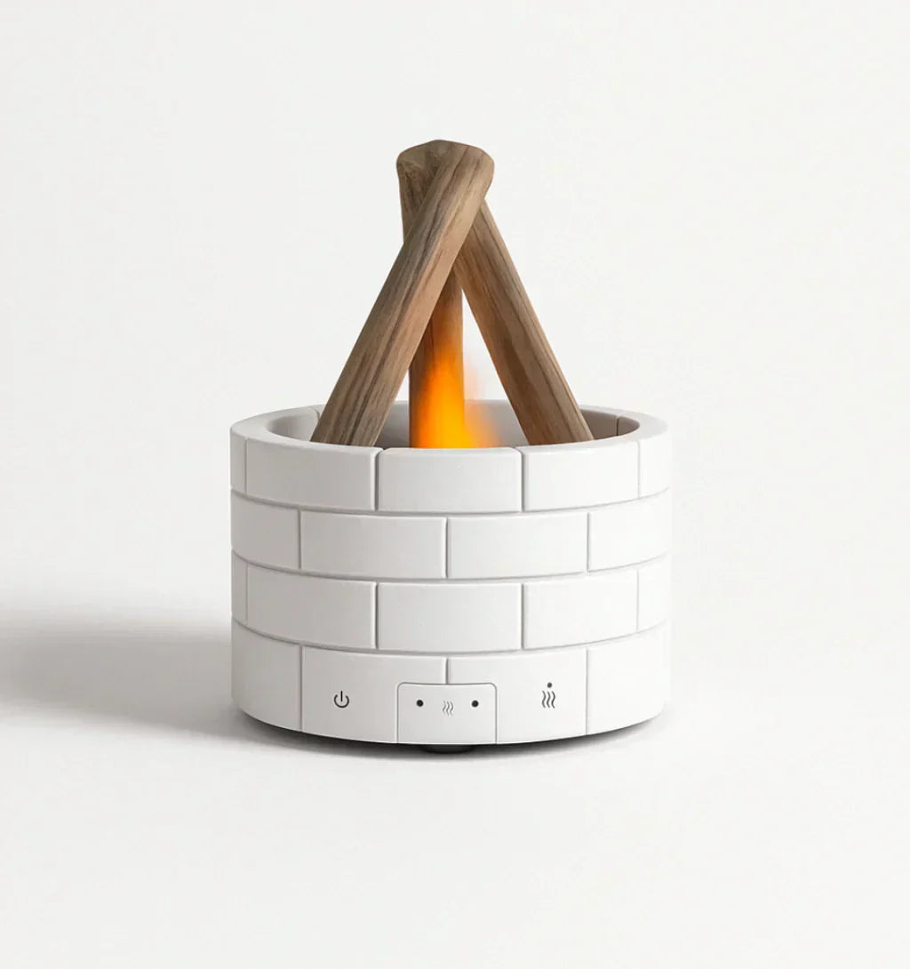 Flame Effect Aromatherapy Humidifier | Indoor Use